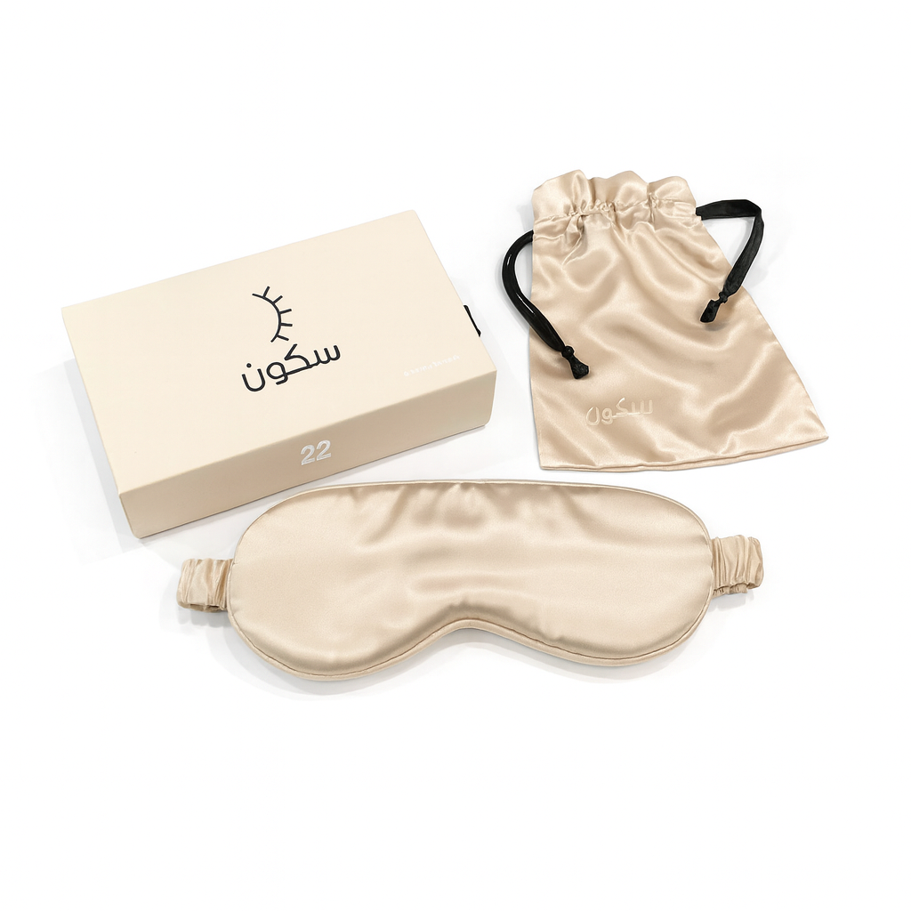 قناع النوم الحريري من سكون Sukoon Silk Sleep Mask