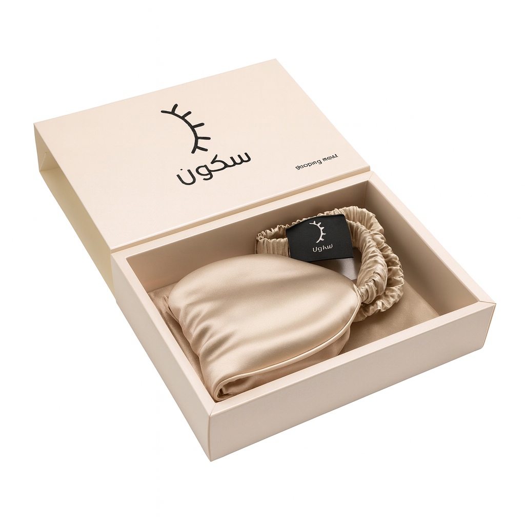 قناع النوم الحريري من سكون Sukoon Silk Sleep Mask
